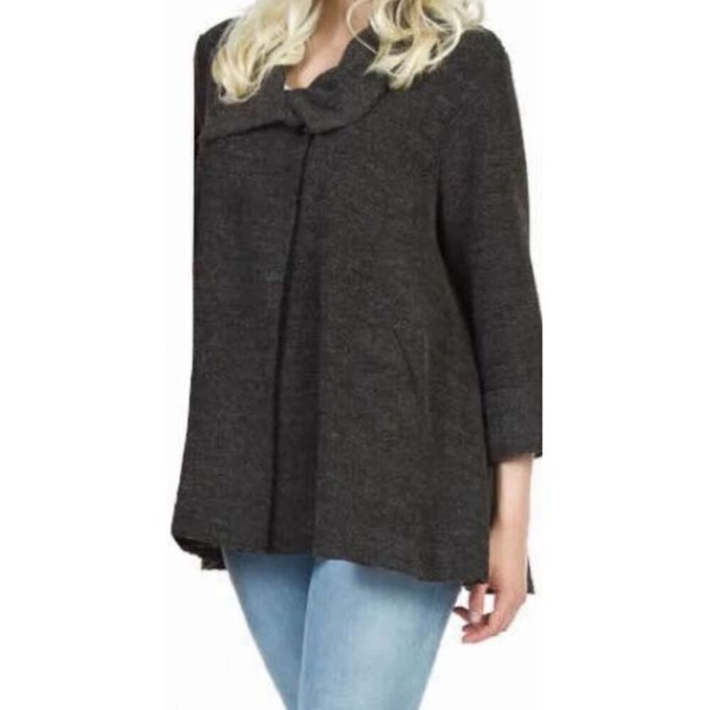 Papillon‎ Women's Gray Swing Sweater Size M